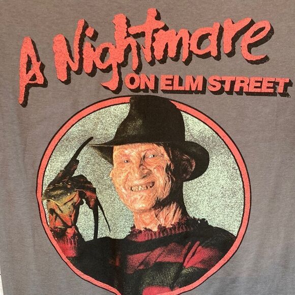 Mens Cotton Nightmare On Elm Street Graphic Short Sleeve T-Shirt Size S - Picture 2 of 3